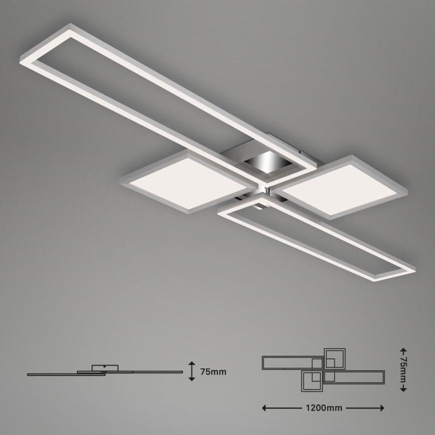 Briloner 3531-018 - LED loftlampe dæmpbar FRAME LED/50W/230V 3000-6500K + fjernbetjening