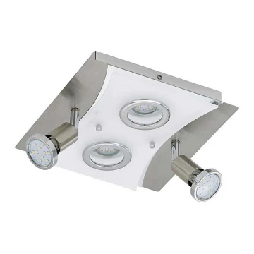 Briloner 3582-042 - LED loftlampe RIPOSO 2xLED/5W/230V + 2xGU10/3W