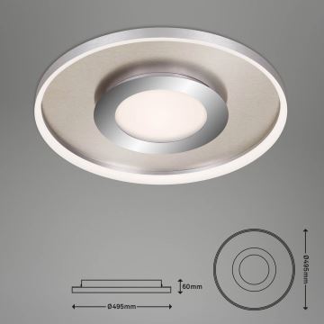 Briloner 3640-012 - LED loftlampe dæmpbar LED/25W/230V 2700-6500K + fjernbetjening