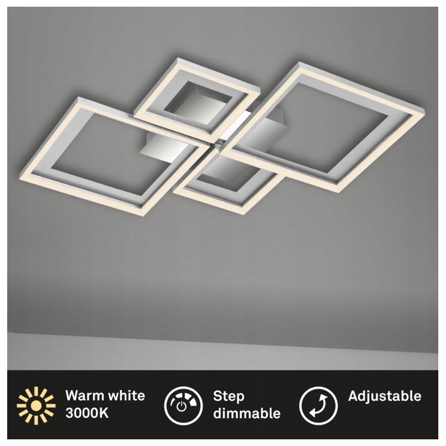 Briloner 3727-019 - LED loftlampe dæmpbar FRAME LED/38W/230V