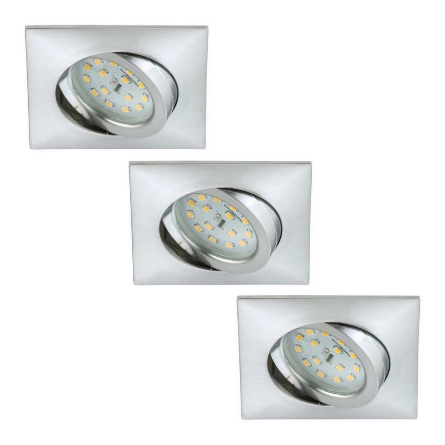 Briloner 6997-039 - 3x LED indbygningsspot til badeværelse LED/5W/230V IP23