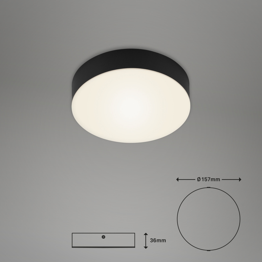 Briloner 7064015 - LED loftlampe FLAME LED/11W/230V sort