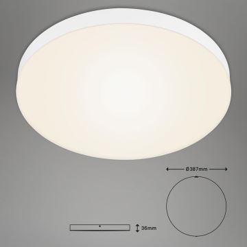 Briloner 7068-016 - LED loftlampe FLAME LED/24,5W/230V 3000K diameter 38 cm hvid
