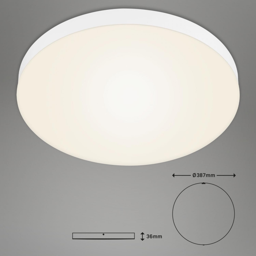 Briloner 7068-016 - LED loftlampe FLAME LED/24,5W/230V 3000K diameter 38 cm hvid