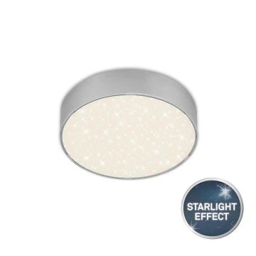 Briloner 7072-414 - LED loftlampe STAR SKY LED/11W/230V 4000K diameter 15 cm sølvfarvet