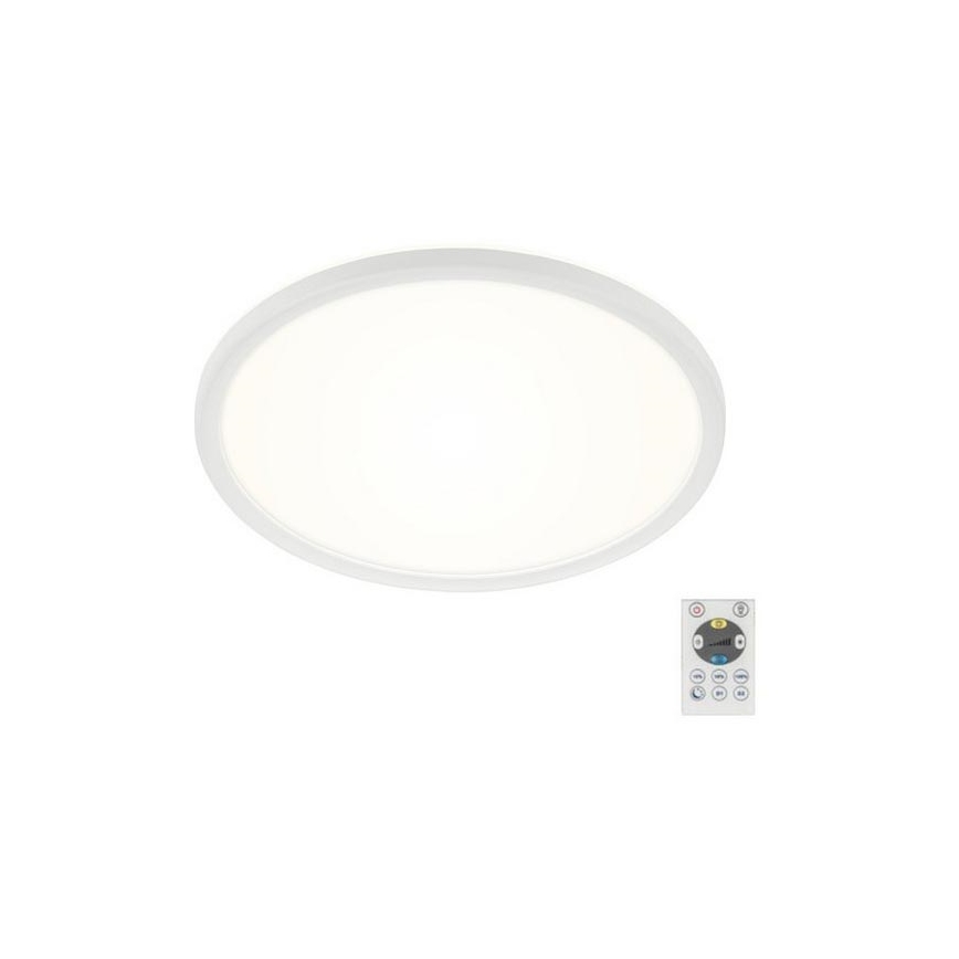 Briloner 7079-016 - LED loftlampe dæmpbar SLIM LED/18W/230V 2700-6500K + fjernbetjening