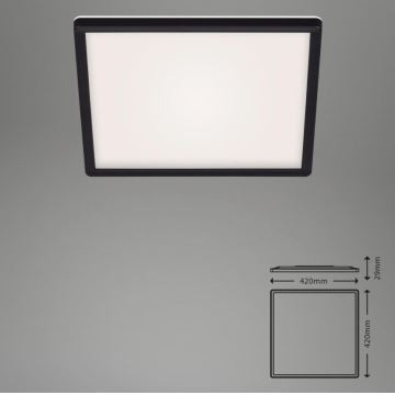 Briloner 7082-015 - LED loftlampe dæmpbar SLIM LED/22W/230V 2700-6500K + fjernbetjening