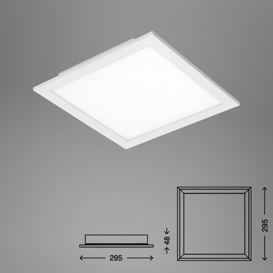 Briloner 7194-016 - LED loftlampe dæmpbar SIMPLE LED/18W/230V 3000-6500K + fjernbetjening