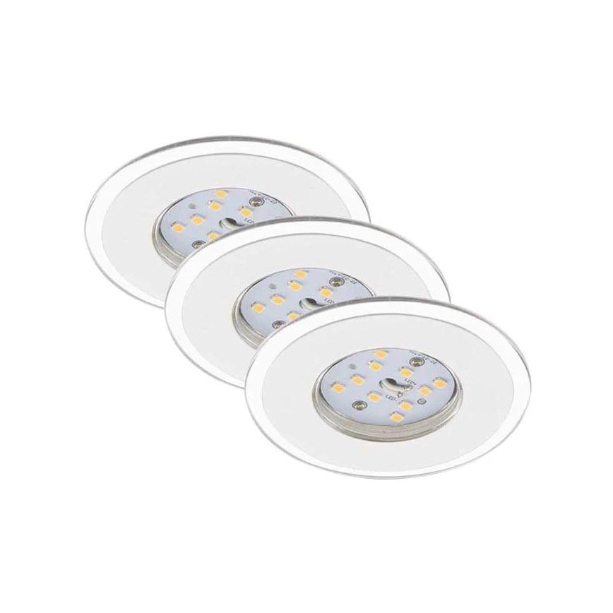 Briloner 7197-036 - 3x LED indbygningslampe til badeværelse dæmpbar LED/4,5W/230V IP44