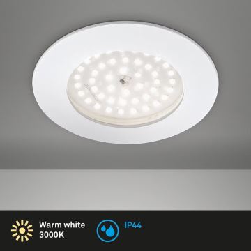 Briloner 7206-016 - LED indbygningslampe til badeværelse LED/10,5W/230V IP44