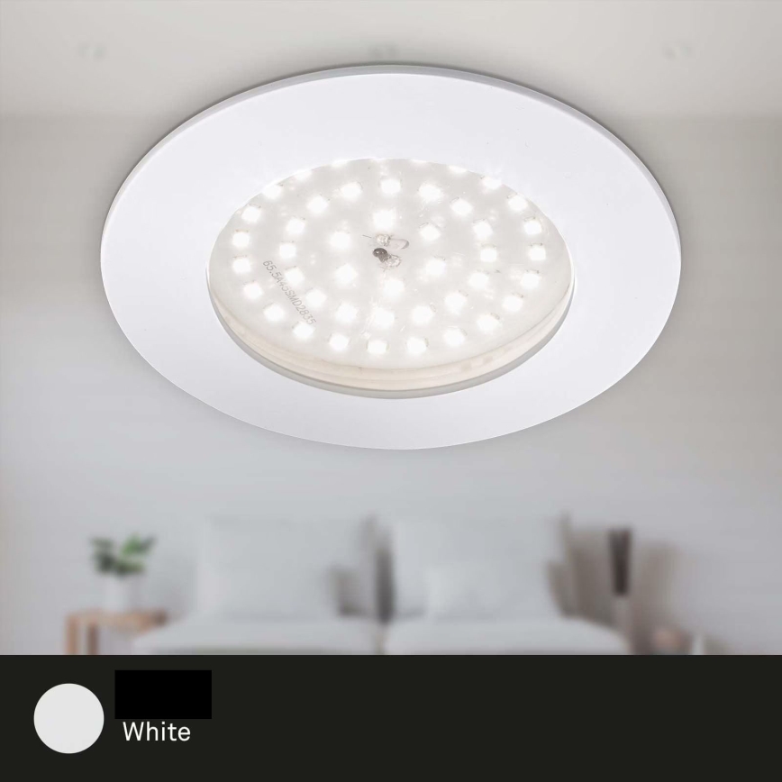 Briloner 7206-016 - LED indbygningslampe til badeværelse LED/10,5W/230V IP44