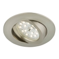 Briloner 7296-012 - LED indbygningslampe til badeværelse dæmpbar ATTACH LED/6,5W/230V IP23 krom