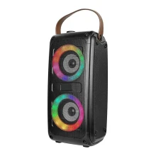 Bærbar LED højtaler RGB-farver 20W/5V