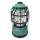 Børbar LED campinglampe dæmpbar 3xLED/3W/3xAA IPX4 grøn