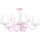 Børnelampe LAURA 5xE14/60W/230V lys rosa