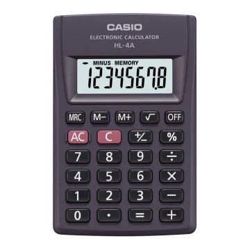 Casio - Lommeregner 1xLR54 sort