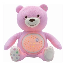 Chicco - Projektor med melodi BABY BEAR 3xAAA pink