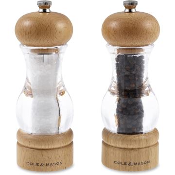 Cole&Mason - Salt- og pebekværne BEECH 2 stk. bøg 16,5 cm