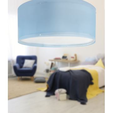 Dalber 42006T - Loftlampe til børn COLOR LIGHT 2xE27/15W/230V blå