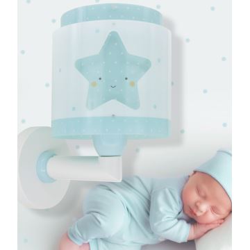 Dalber 76019T - Væglampe til børn BABY DREAMS 1xE27/15W/230V blå