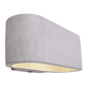 Deko-Light 341176 - Væglampe ATRIA 1xG9/25W/230V beton