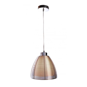 Deko-Light 342025 - Pendel FILO 1xE27/60W/230V diameter 19 cm sølvfarvet