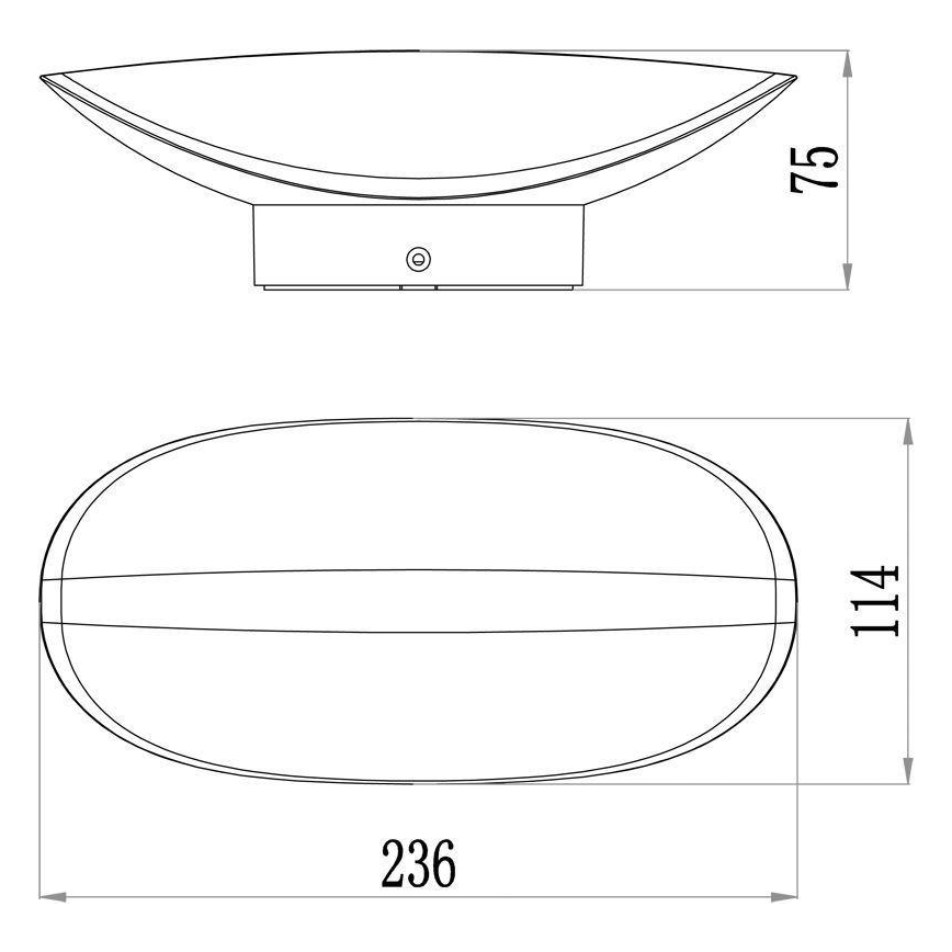 Deko-Light 731078 - Udendørs LED væglampe AVIOR LED/12,7W/230V IP54 antracit