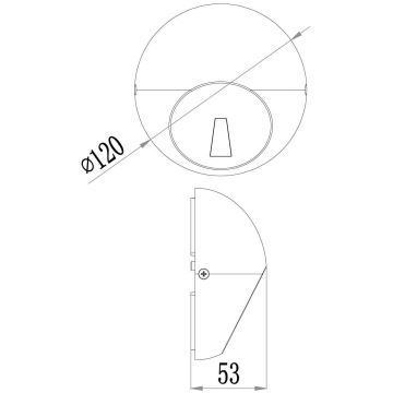 Deko-Light 731111 - Udendørs LED væglampe AQUILAE LED/3,5W/230V IP65 antracit