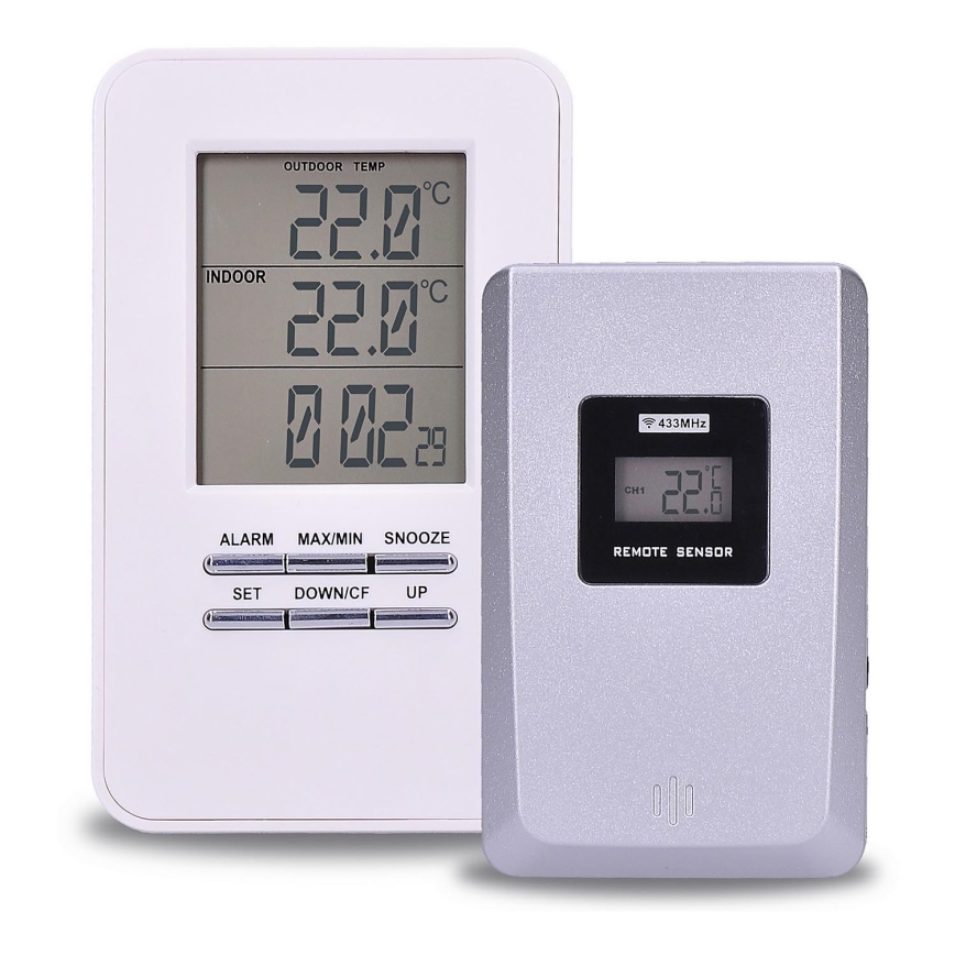 Digitalt termometer med sensor 2xAAA