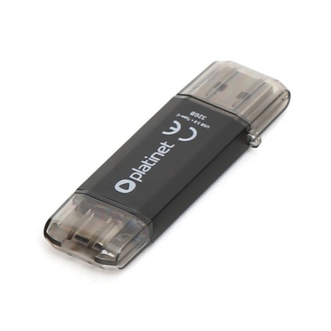 Dobbelt USB-nøgle + USB-C 32GB | Lampemania