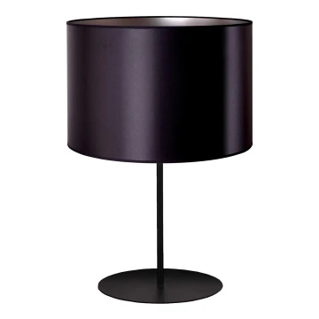 Duolla - Bordlampe CANNES 1xE14/15W/230V 20 cm sort/sølvfarvet