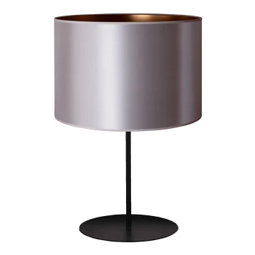 Duolla - Bordlampe CANNES 1xE14/15W/230V 20 cm sølvfarvet/kobberfarvet/sort