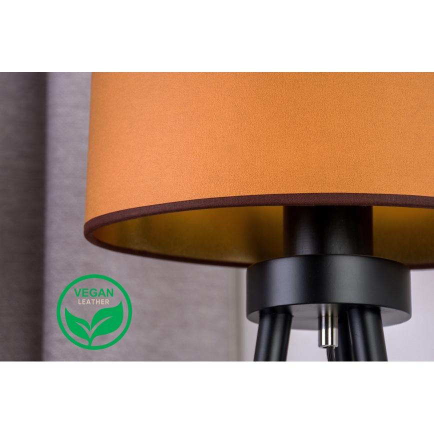 Duolla - Bordlampe OVAL VEGAN 1xE27/15W/230V brun