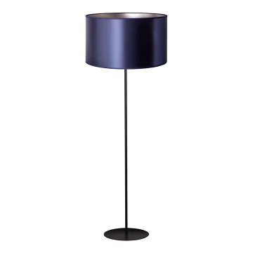 Duolla - Gulvlampe CANNES 1xE27/15W/230V 45 cm lilla/sølvfarvet/sort