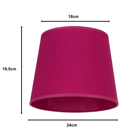 Duolla - Lampeskærm CLASSIC M E27 diameter 24 cm lyserød
