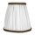 Duolla - Lampeskærm E27 diam. 15 cm hvid/brun