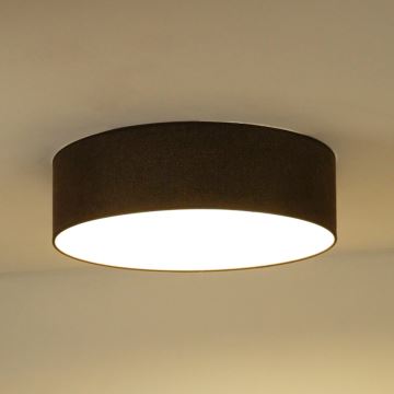 Duolla - LED loftlampe CORTINA LED/26W/230V diameter 30 cm 4000K brun