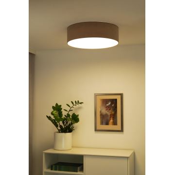 Duolla - LED loftlampe CORTINA LED/26W/230V diameter 30 cm brun