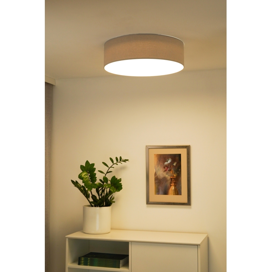 Duolla - LED loftlampe CORTINA LED/26W/230V diameter 30 cm grå