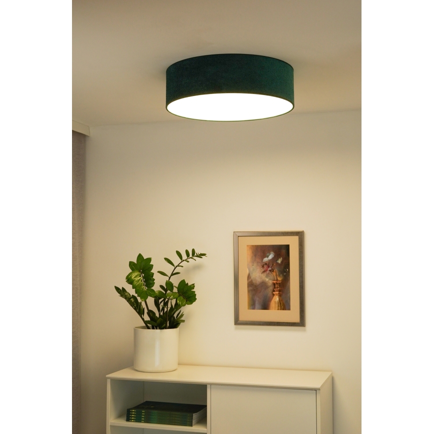 Duolla - LED loftlampe CORTINA LED/26W/230V diameter 30 cm grøn