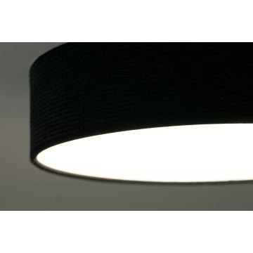 Duolla - LED loftlampe CORTINA LED/26W/230V diameter 30 cm sort