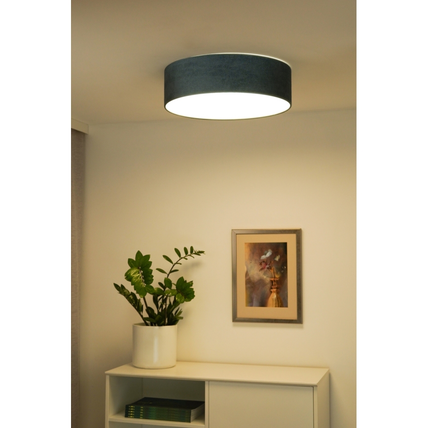 Duolla - LED loftlampe CORTINA LED/26W/230V diameter 30 cm turkis