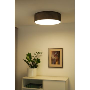 Duolla - LED loftlampe CORTINA LED/26W/230V diameter 45 cm 4000K brun