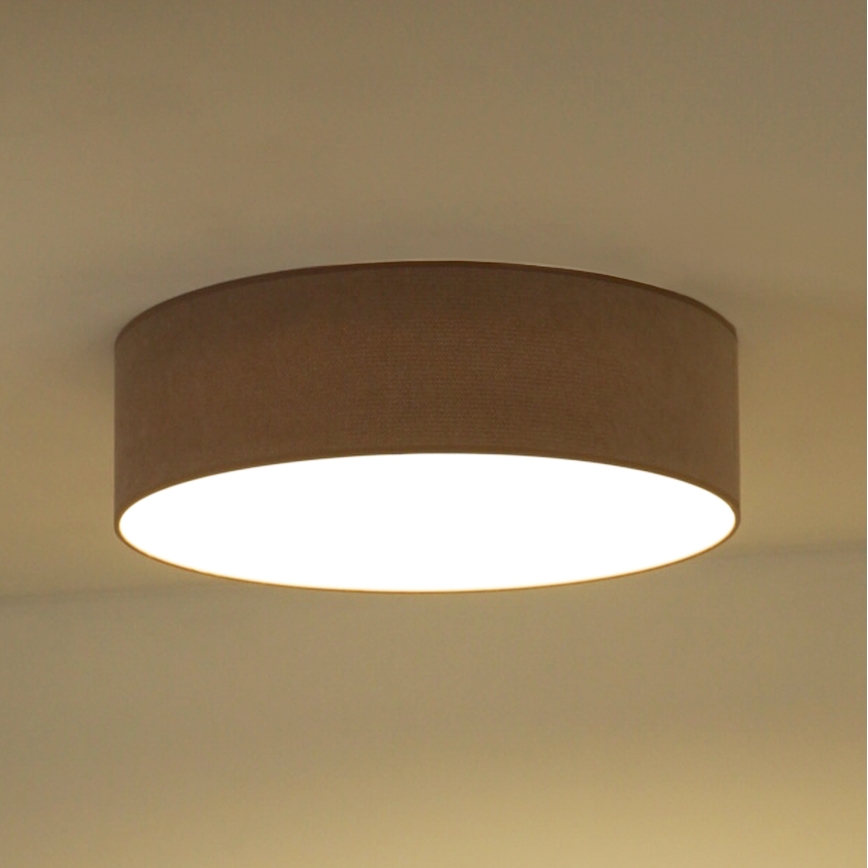 Duolla - LED loftlampe CORTINA LED/26W/230V diameter 45 cm brun