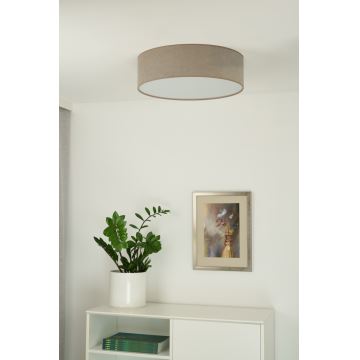 Duolla - LED loftlampe CORTINA LED/26W/230V diameter 45 cm brun