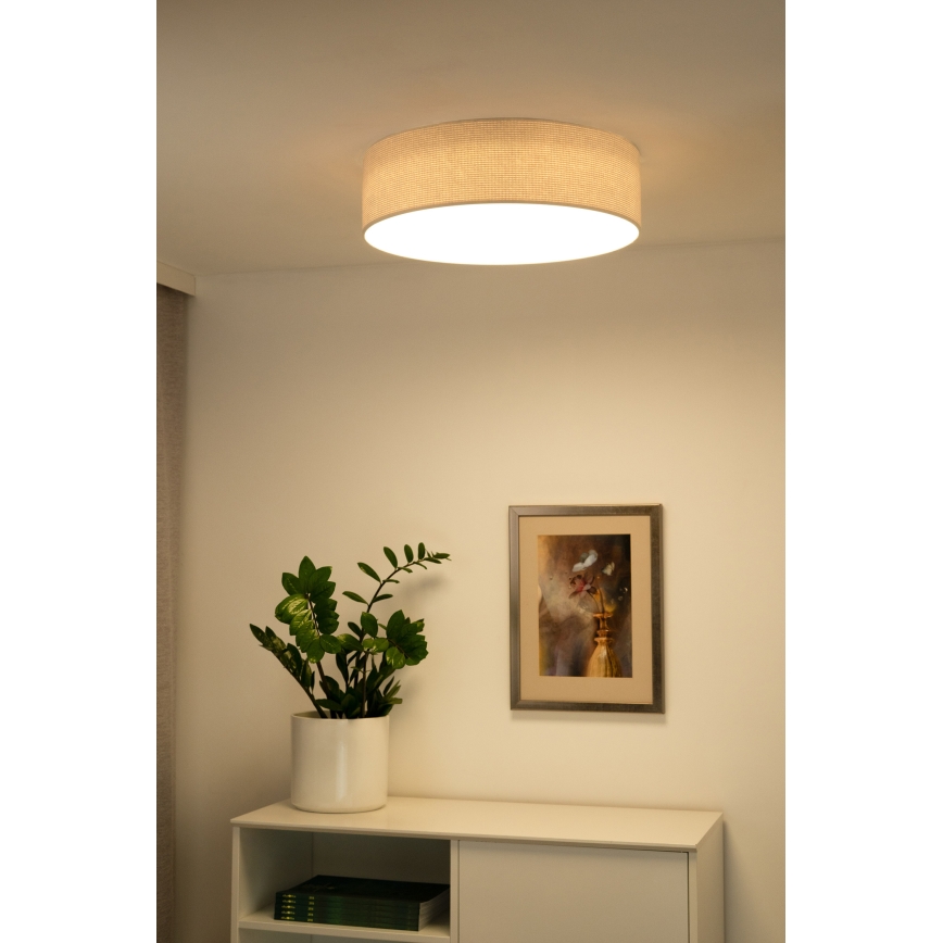 Duolla - LED loftlampe CORTINA LED/26W/230V diameter 45 cm cremefarvet