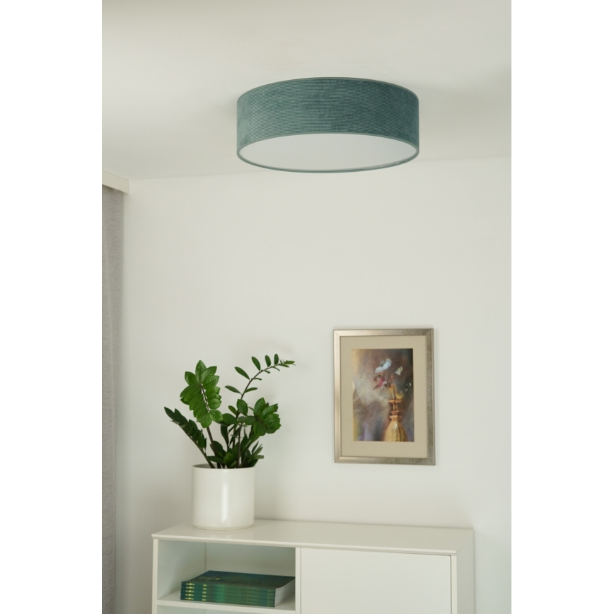 Duolla - LED loftlampe CORTINA LED/26W/230V diameter 45 cm turkis