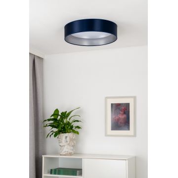 Duolla - LED loftlampe ROLLER LED/24W/230V blå/sølvfarvet