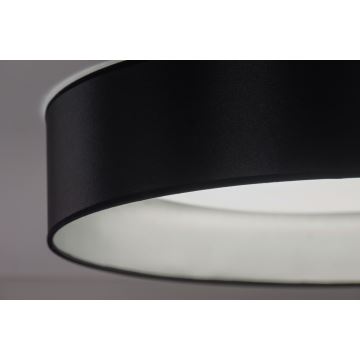 Duolla - LED loftlampe ROLLER LED/24W/230V sort/sølvfarvet