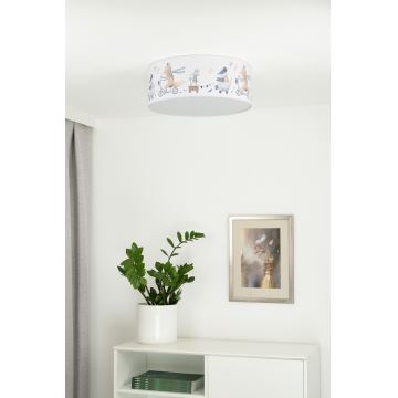 Duolla - LED loftlampe til børn CORTINA LED/26W/230V diameter 40 cm